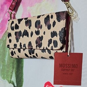 Mossimo Supply Co. Leopard Print Women's Bag - Cream and Black